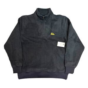 Aimé Leon Dore Quarter Zip Fleece Unisphere Navy Blazer S